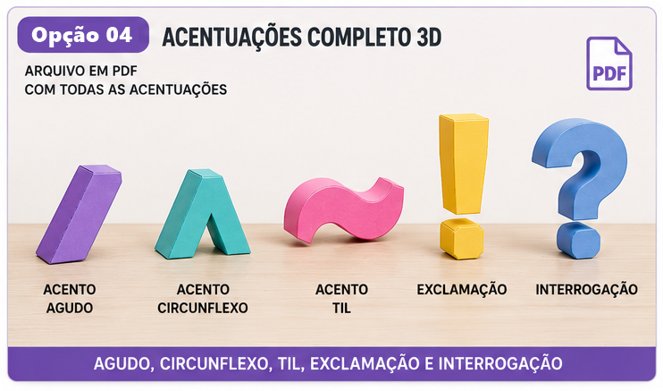 Acentos 3D